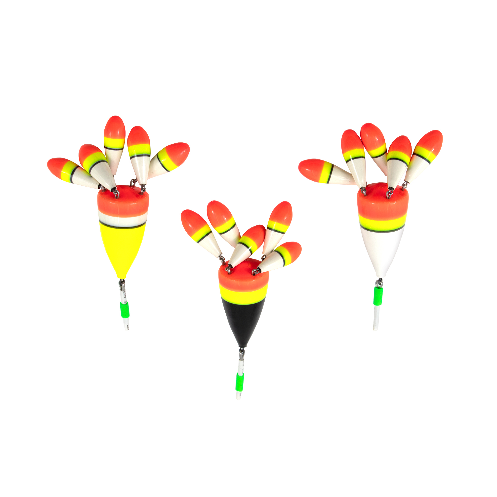 Поплавок для зимней рыбалки 3шт ЦВЕТОК-5 из бальсы 4гр, YAMAN цвет в ассорт.