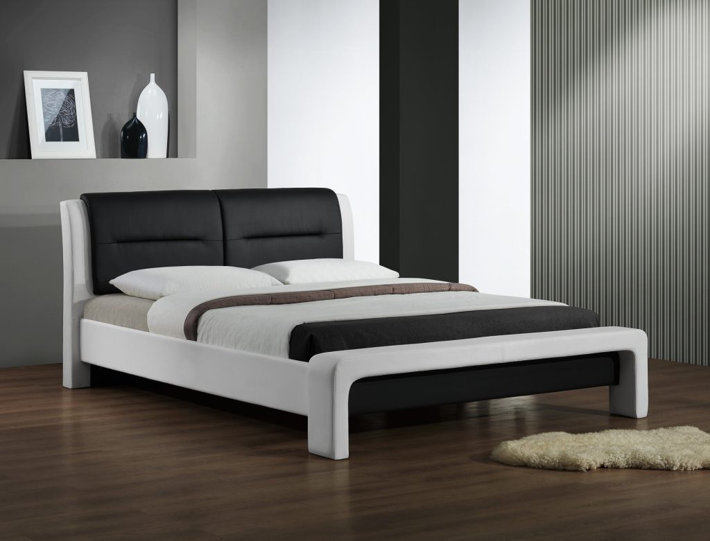 Кровать Halmar Cassandra (белый/черный)160/200