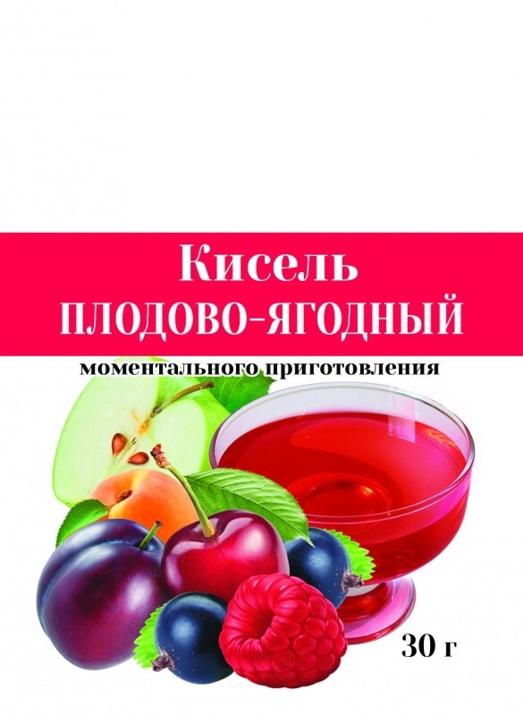 Кисель быстрорастворимый Плодово-ягодный 30 г х 300 шт — купить в ...
