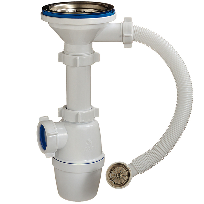 Сифон Орио А-5007 3 1/2\"х40 бутылочный, для керамогранитной мойки ...