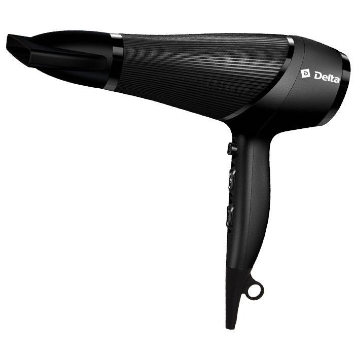Фен для волос Delta DL-0928, черный - купить по выгодным ценам в интернет-м...
