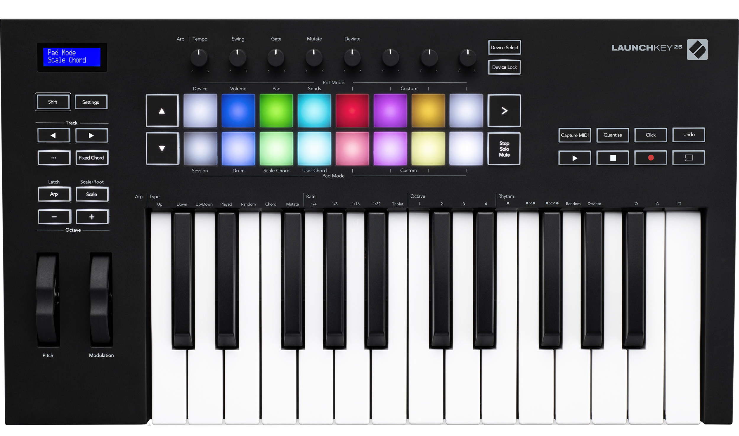 MIDI-контроллер Novation Launchkey 25 Mk3