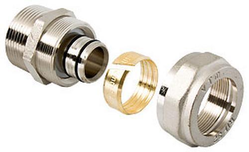 Соединитель обжимной с переходом на нар. р. 16х1/2\" Valtec VTm.301.N ...