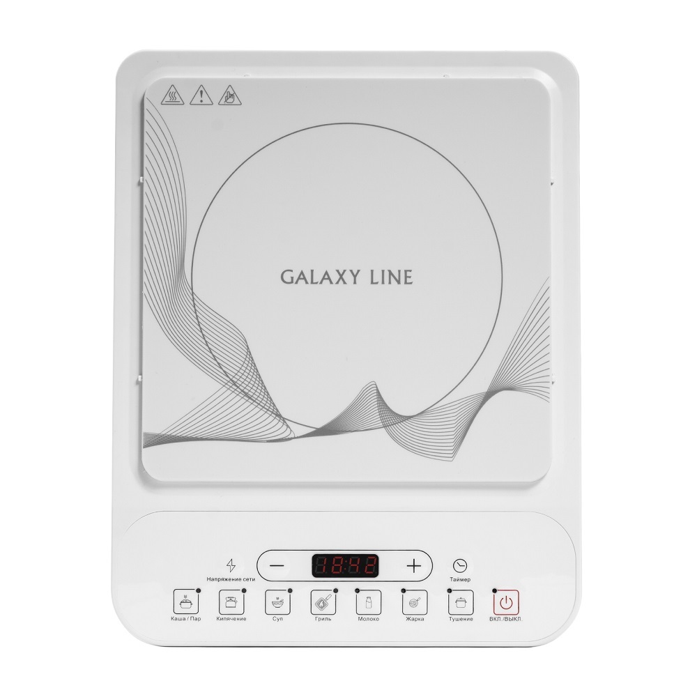 Индукционная Настольная плита GALAXY GL 3060, белый — купить в интернет ...