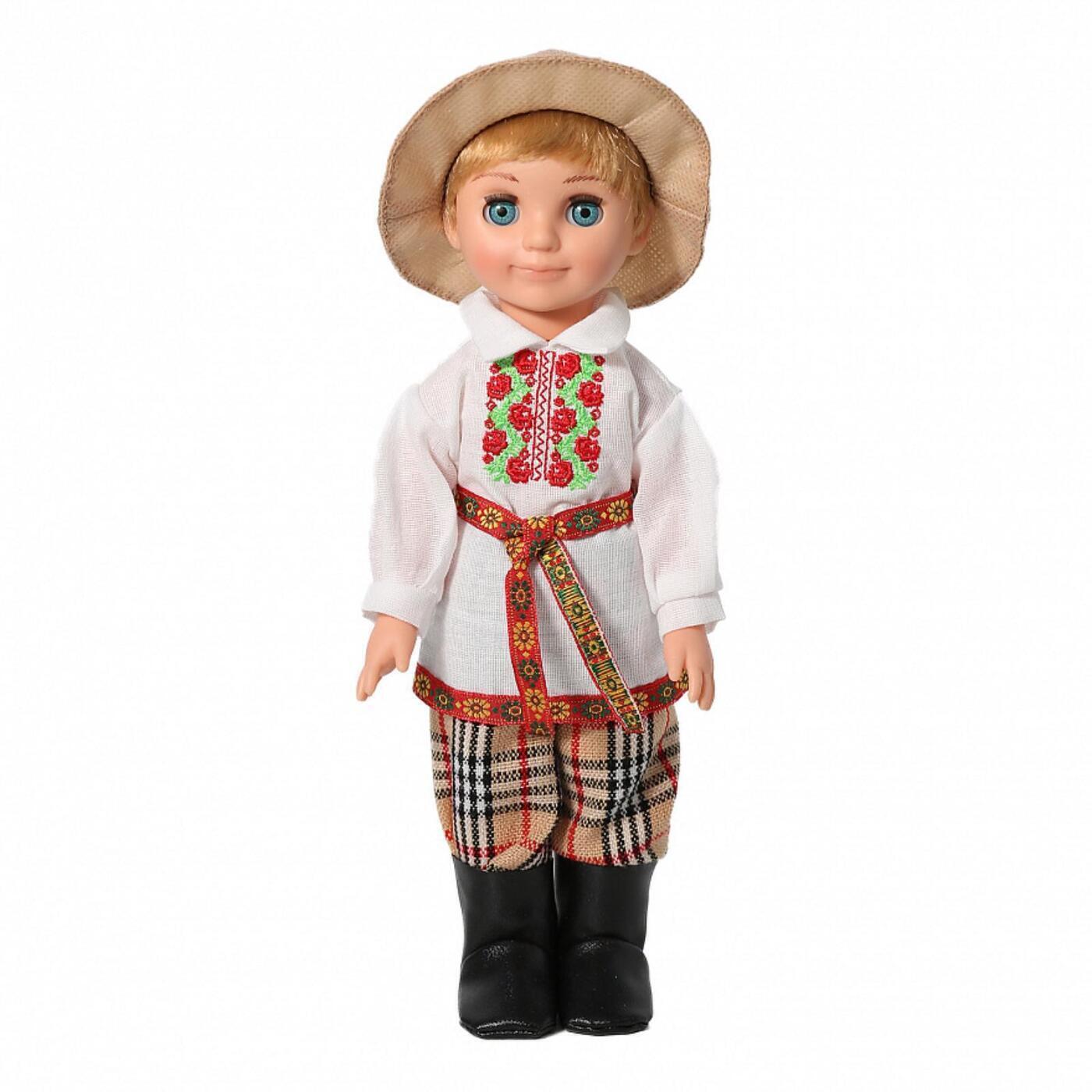 Кукла. Мальчик в белорусском костюме/30 см в3910