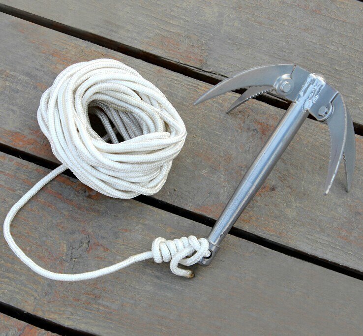 Рыбацкий штык/якорный узел. Якорь для лодки прогресс 2. Якорная намотка для лодки пвх. Веревка якорная 10 мм. Трос 5мм 10 метров.