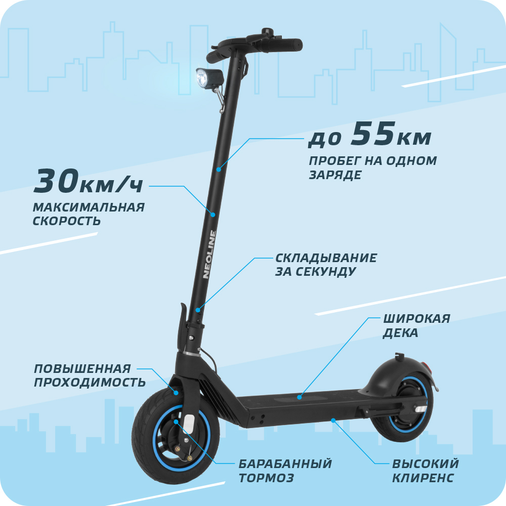 Электросамокат Neoline T28 - купить по выгодной цене в интернет ...