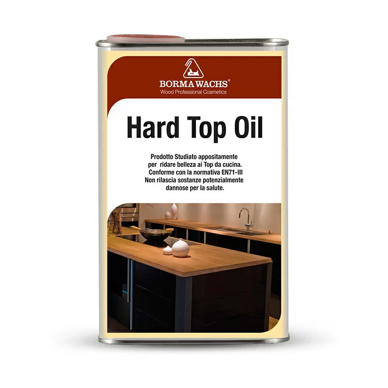 Твердое масло для столешниц Hard top oil Borma Wachs -  с .