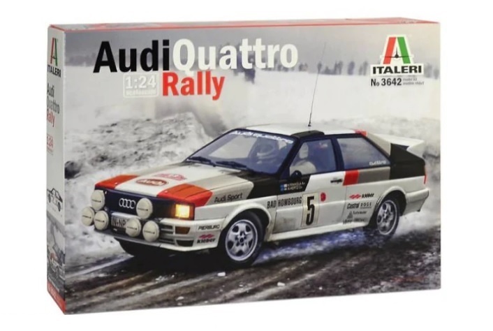 Сборная модель Italeri 3642ИТ Автомобиль AUDI QUATTRO Ралли Масштаб 1/24