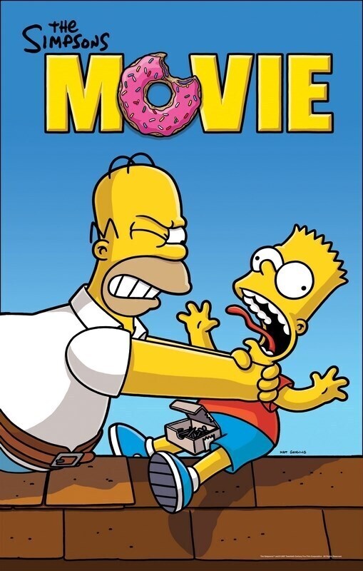 Характеристики и плакат и постер: Симпсоны в кино (The Simpsons Movie), Дэв...