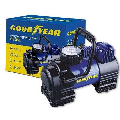 Компрессор (насос автомобильный электрический ) GOODYEAR GY-35L 35 л/мин (GY000102)