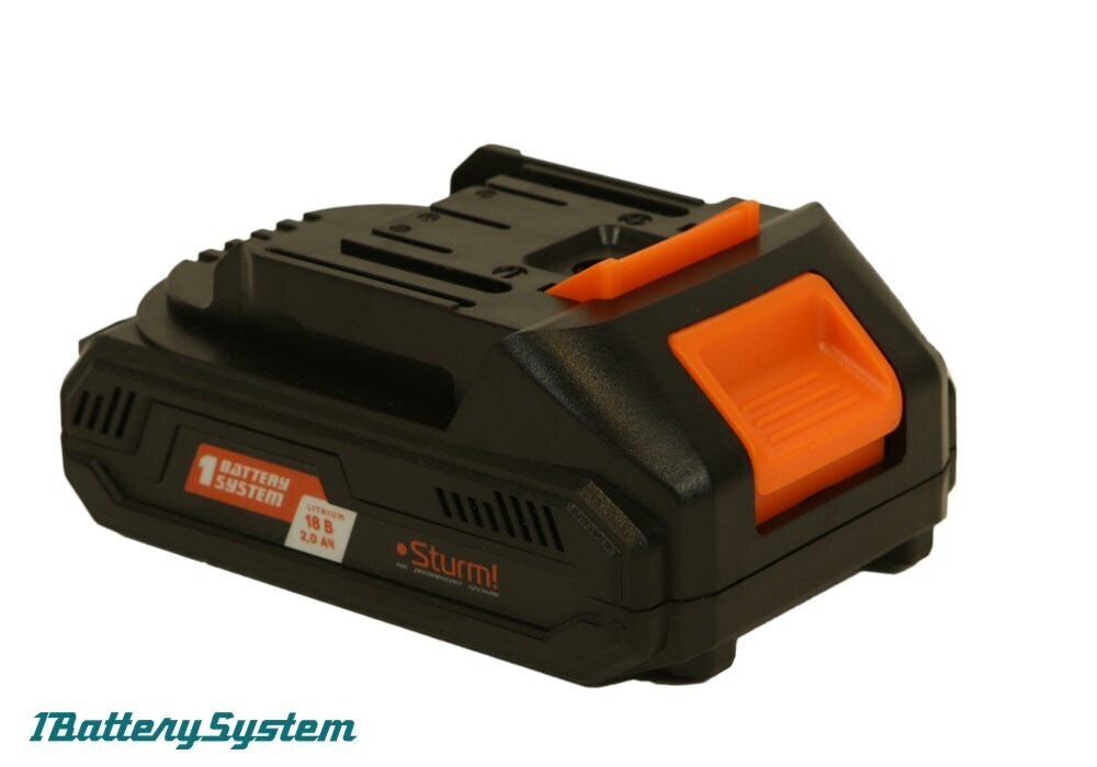 АккумуляторSturm!SBP18021BatterySystem,18В,2.0Ач