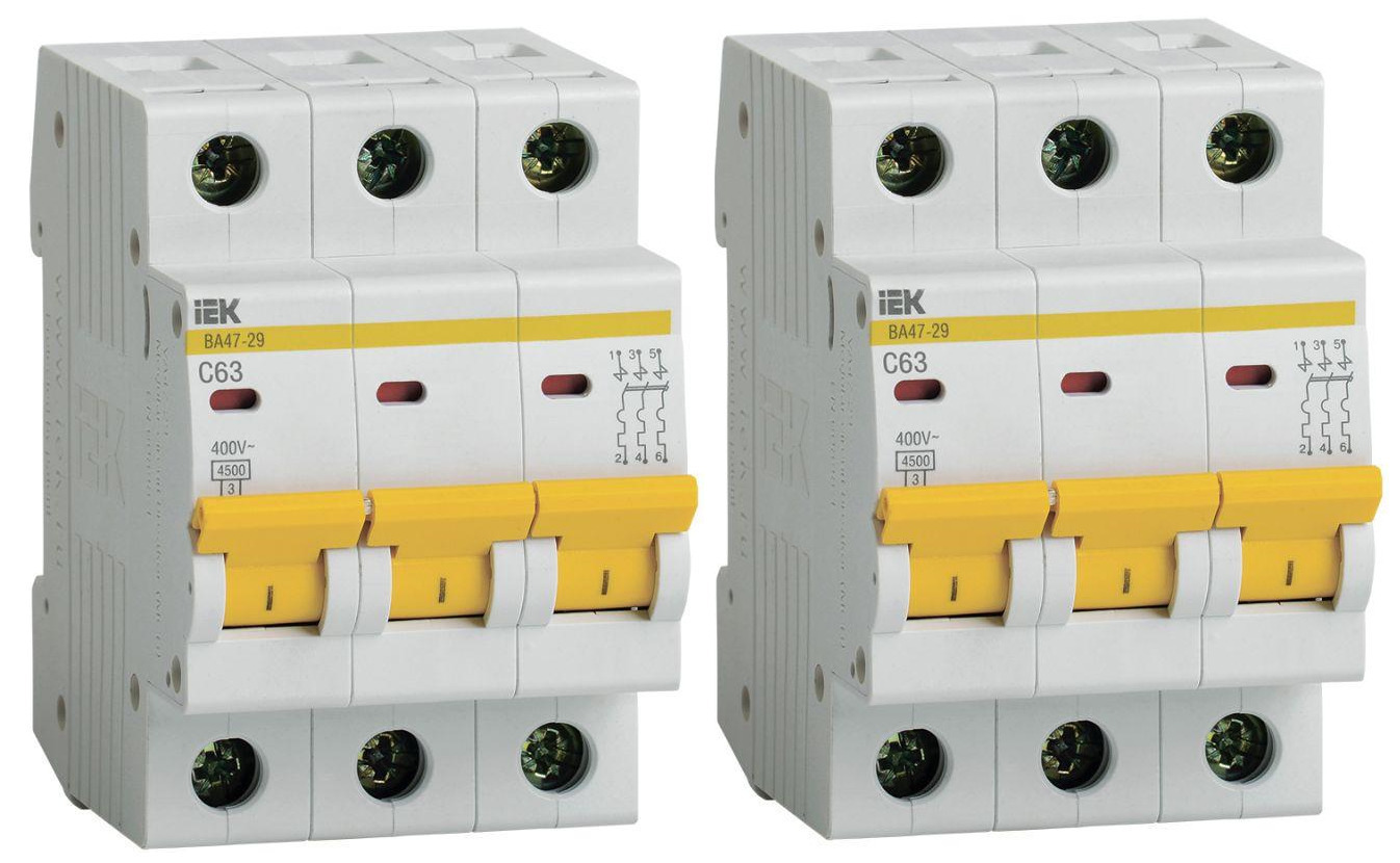 Автоматический выключатель iek ва 47 29. Автоматический выключатель IEK ba47-29. Автоматический выключатель IEK ва47-29 3p. Ва47-29/3/32а ИЭК. Автоматический выключатель EFK ba47-29 1p 16a хар-ка с 4,5ка.