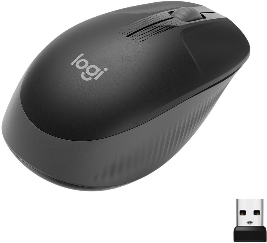 БеспроводнаямышьLOGITECHM190Full-sizeCHARCOALM190(910-005905)