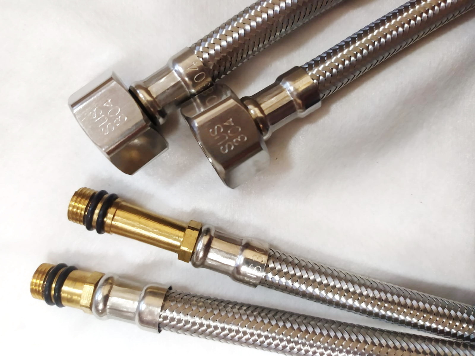 Характеристики Гибкая подводка для смесителей 50 см, 1/2-М10 усиленная ...