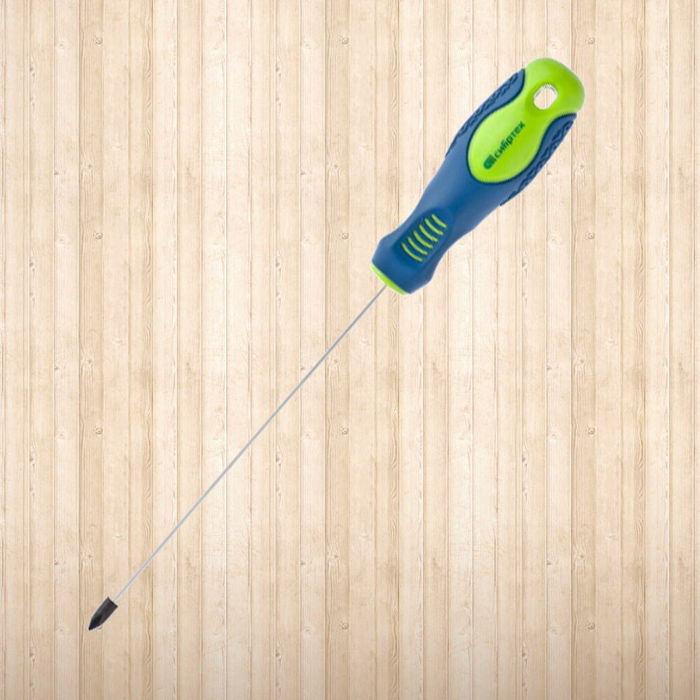 Отвертка, PH1 х 150 мм, CrV, двухкомпонентная рукоятка Сибртех ...