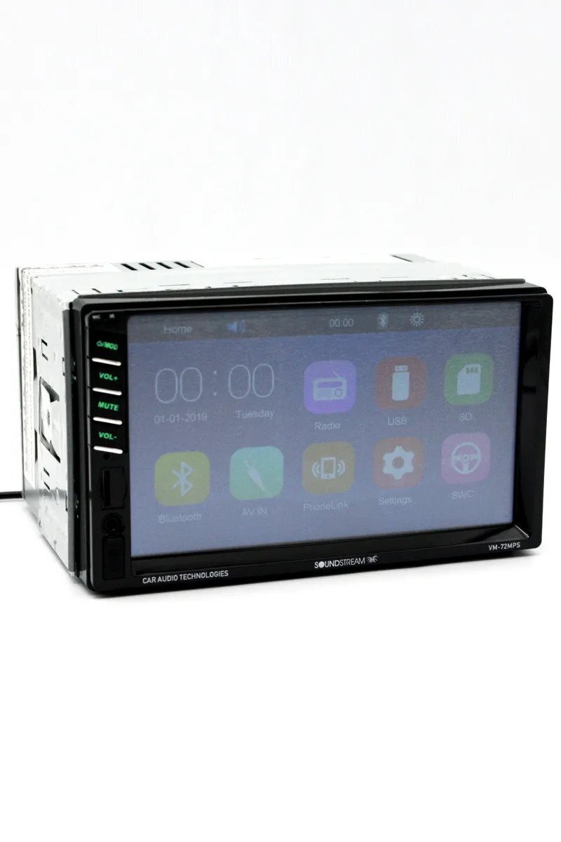 Автомагнитола 2 Din SOUNDSTREAM VM-72MPS(bluetooth, USB, AUX)+пульт ...