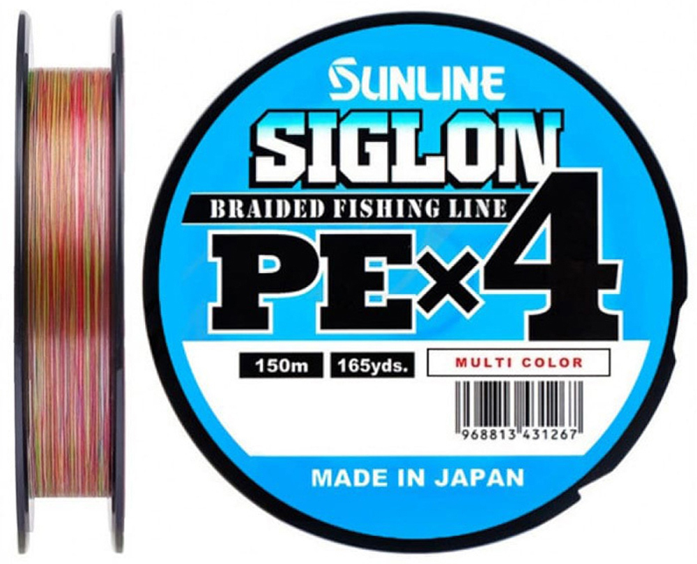 ШнурSunlineSIGLONPE4150M(Multicolor)#1/16LB