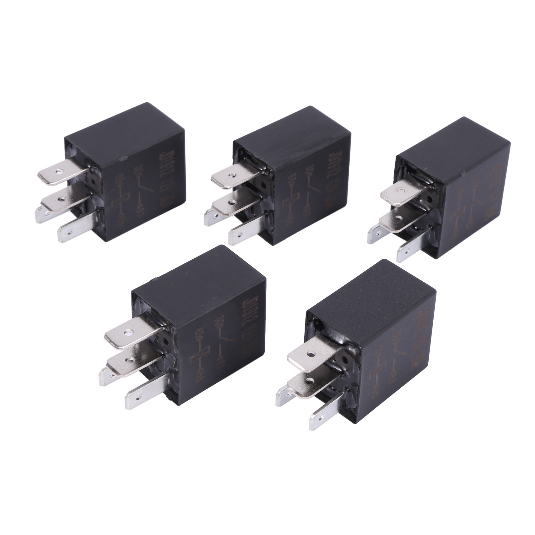 5 X 30A AMP 12V 4Pin автомобильный комплект реле SPST для вентилятора топливного насоса светового сигнала