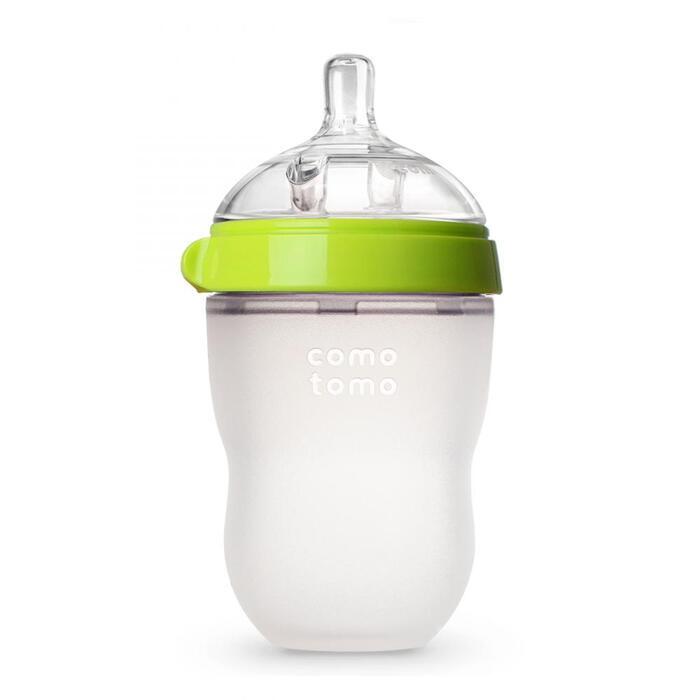 Comotomo Natural Feel Baby Bottle Бутылочка для кормления, зеленый 250 мл