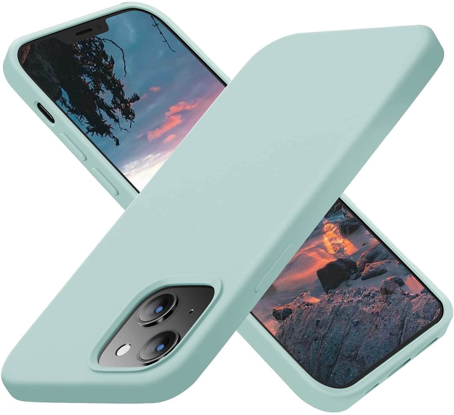 Силиконовый чехол Silicone case на / для iPhone 13 ( Айфон 13), клип ...