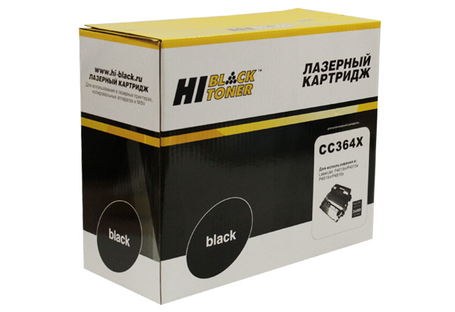 Картридж Hi-Black CC364X для HP LJ P4015/P4515, с чипом