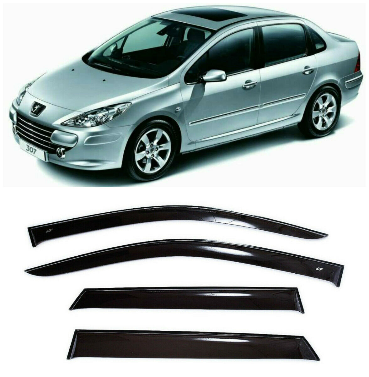 Дефлектор пежо. Peugeot 307 2002. ветровики пежо 207. дефлектор кобра на окна peugeot 307. ветровики на пежо 407.