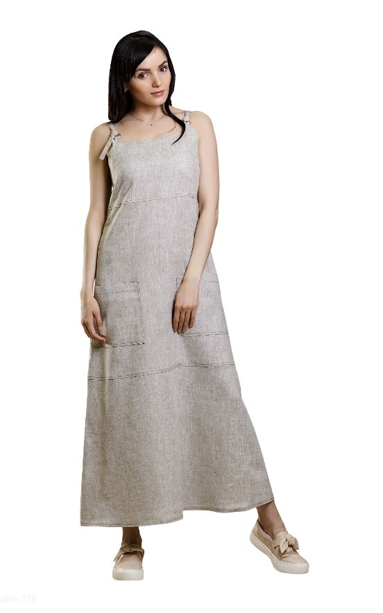 Платье из льна для женщин