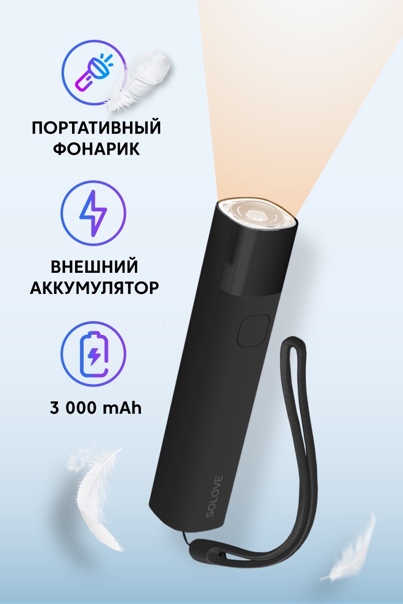 Повербанк (powerbank) (Power Bank) SOLOVE X3s - купить по выгодным ценам в  интернет-магазине OZON (178182733)