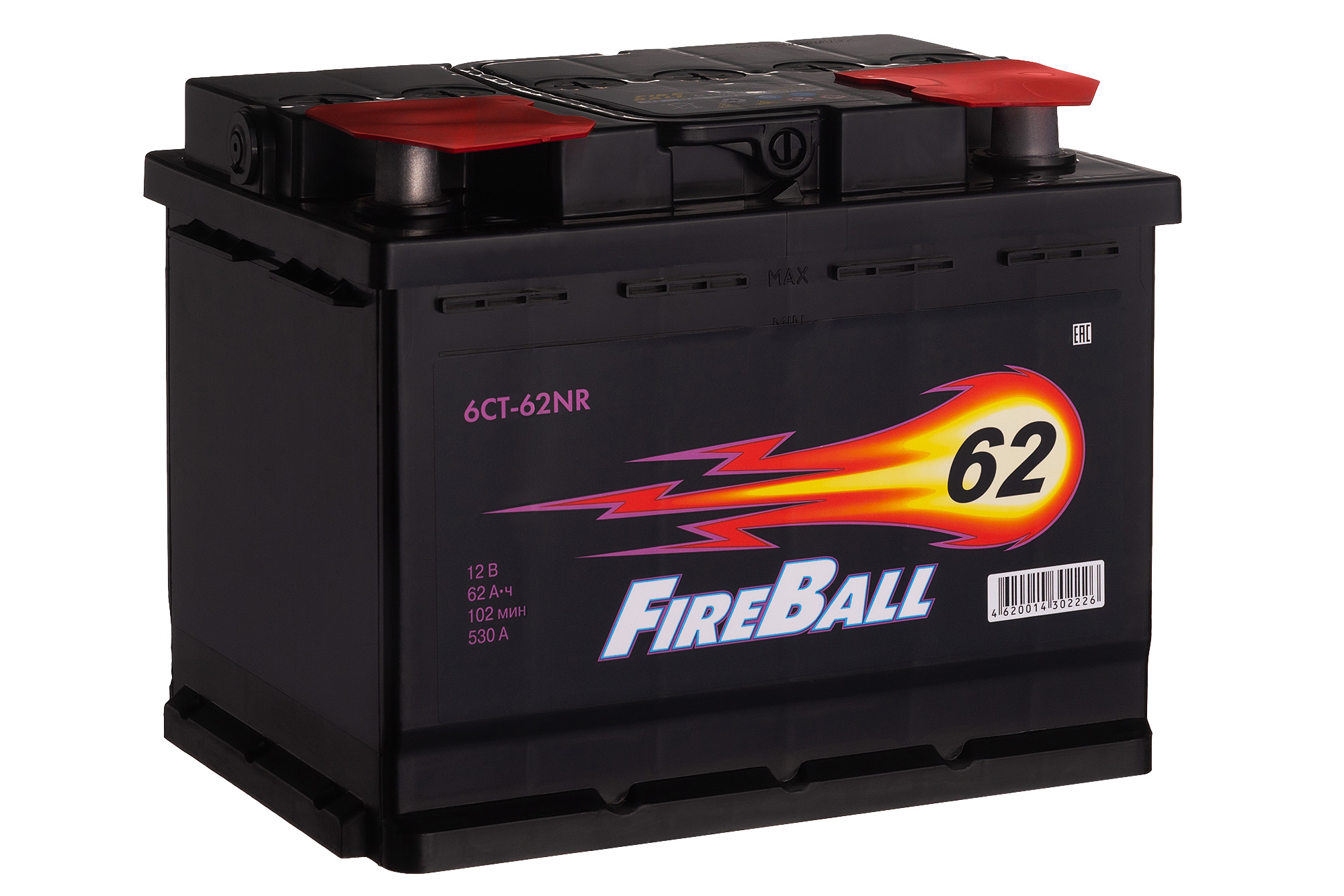 Аккумулятор автомобильный Fire Ball FIRE BALL/ФАЕР БОЛЛ 6СТ-62 купить по  выгодной цене в интернет-магазине OZON (775420790)