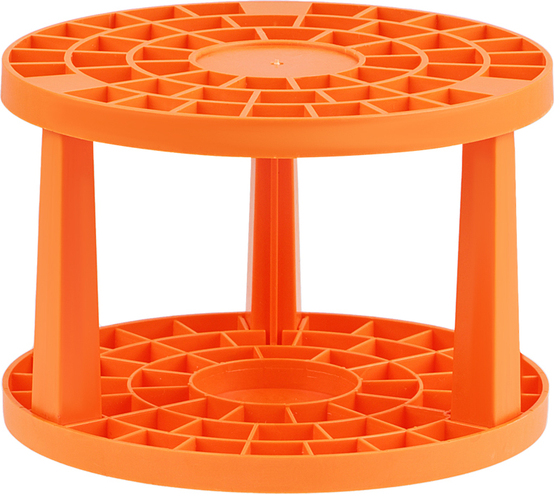 Подставка для кистей Мульти-Пульти, пластиковая, оранжевый