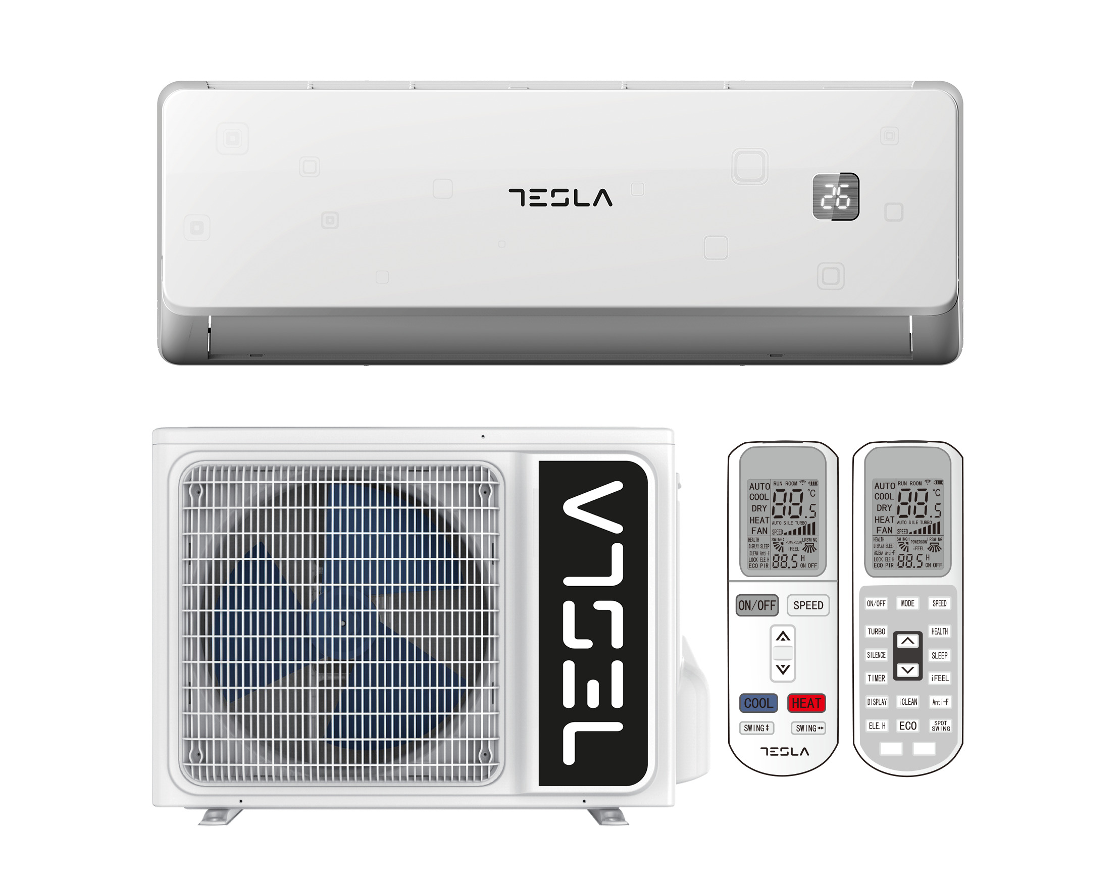 Настенная сплит-система Inverter Tesla TA53FFUL-1832IA, R32, 18000BTU, A++/A+