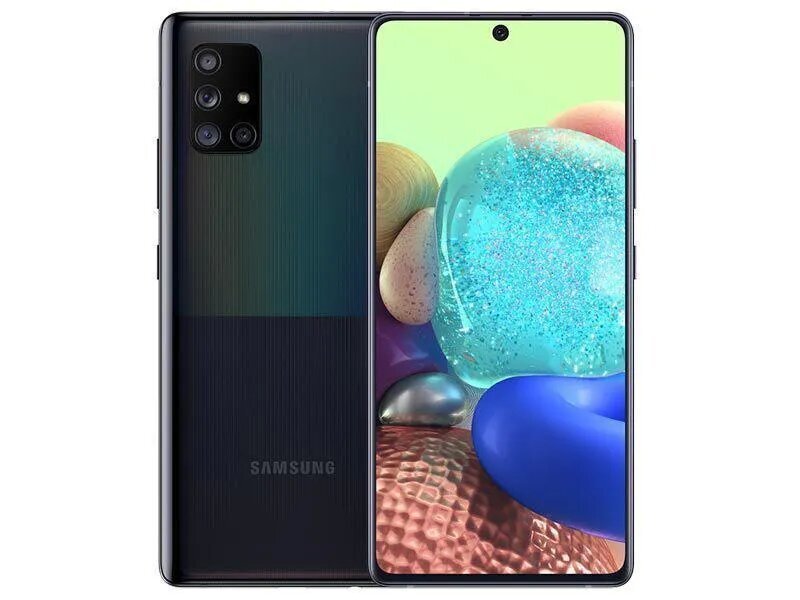 СмартфонSamsungGalaxyA71A715F4G6/128ГБ,черный