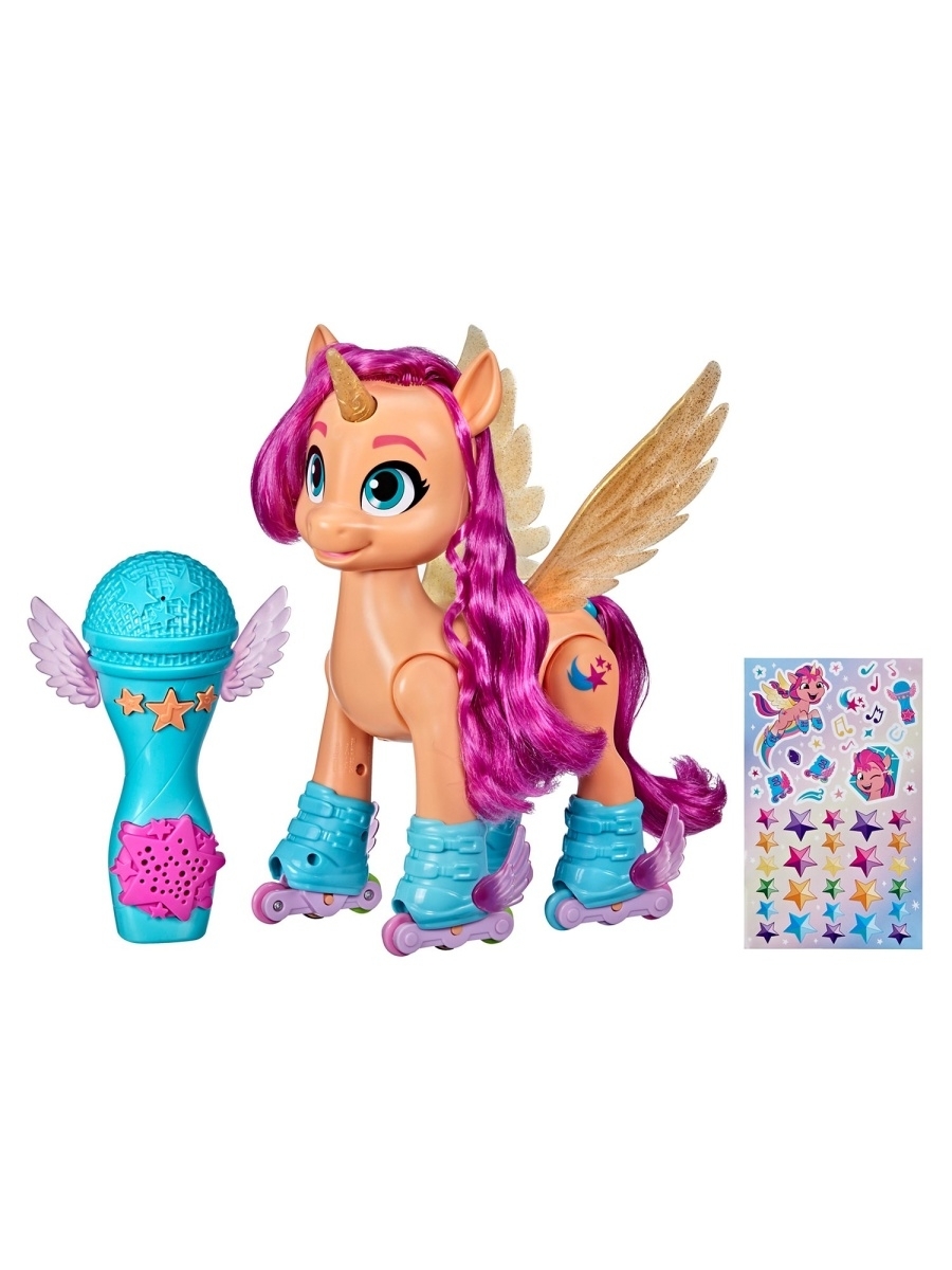 Игрушка My Little Pony Пони фильм Поющая Санни F1786 23 см - купить с  доставкой по выгодным ценам в интернет-магазине OZON (739303889)