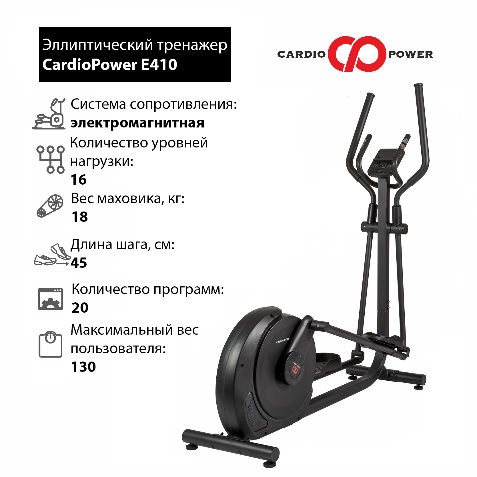 Инструкция к эллипсоиду CARDIOPOWER e300