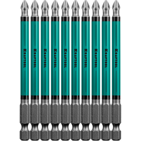 НаборбитKRAFTOOLOptimumLine,PH2,100мм,типхвостовикаE1/4,10штвблистере26122-2-100-10