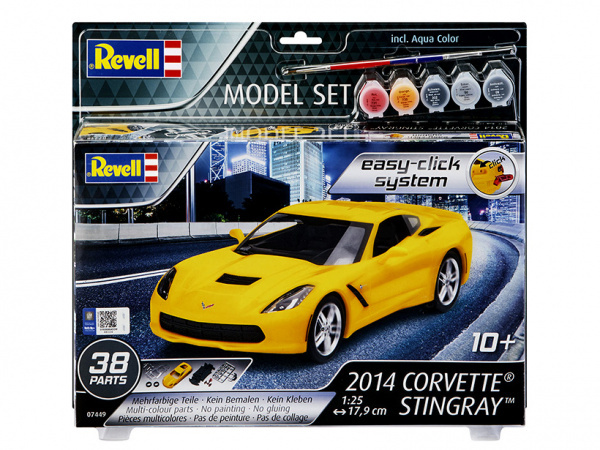 Сборная модель Revell 67449RE Набор Спортивный автомобиль 2014 Corvette Stingray