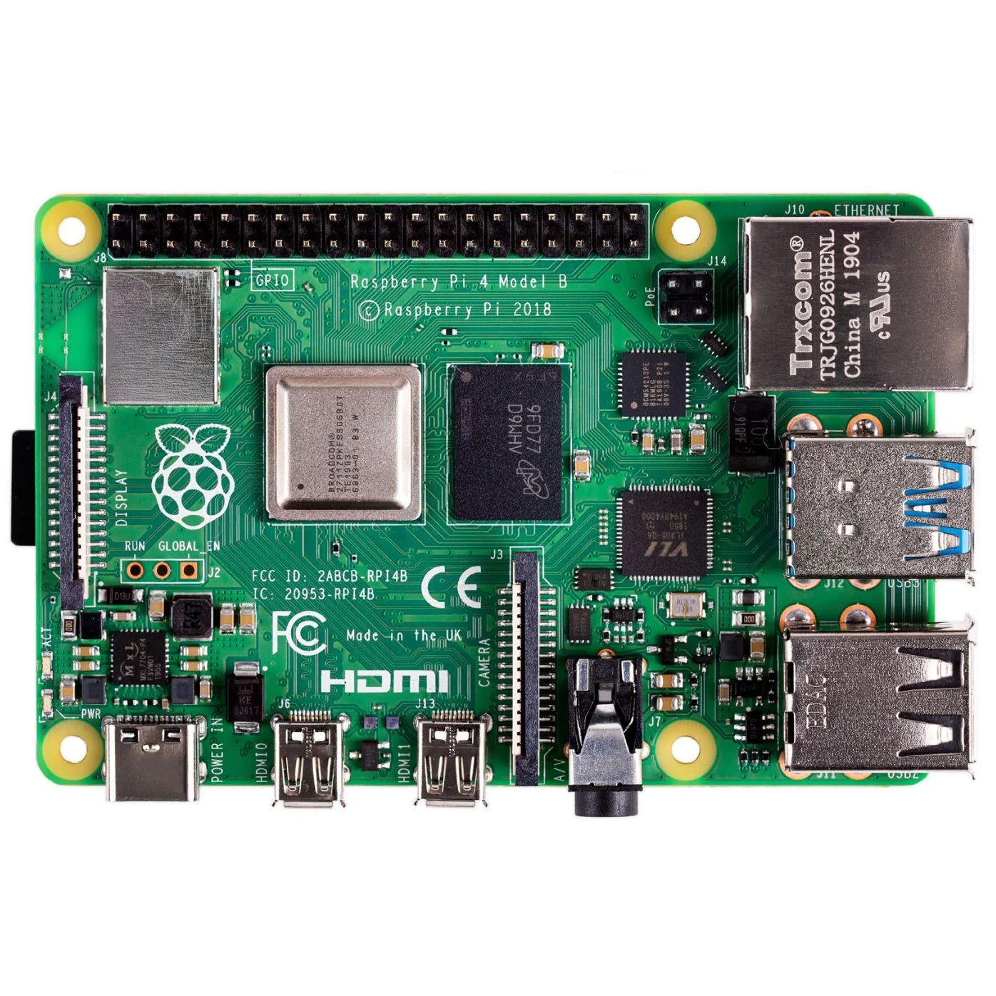 Микрокомпьютер Raspberry Pi 4 Model B 4GB