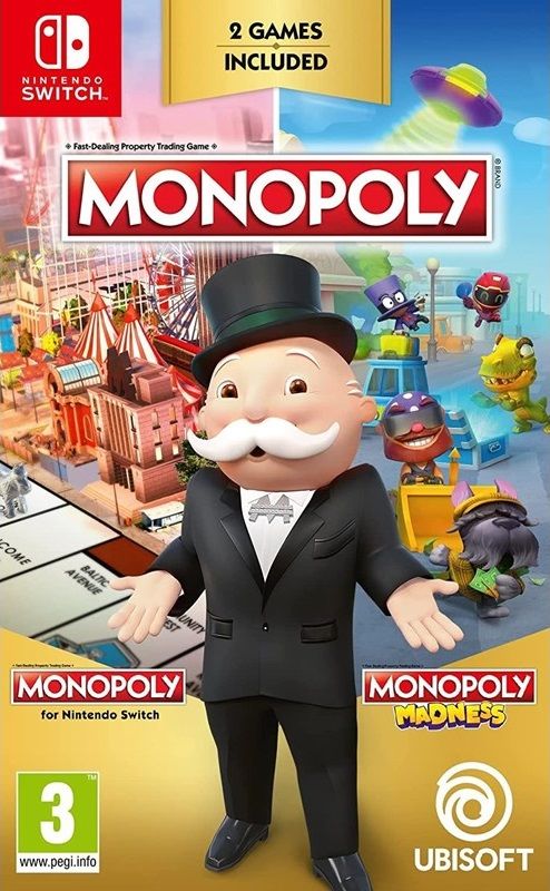 Игра Monopoly + Monopoly Madness (Переполох) (Nintendo Switch, Русские субтитры)