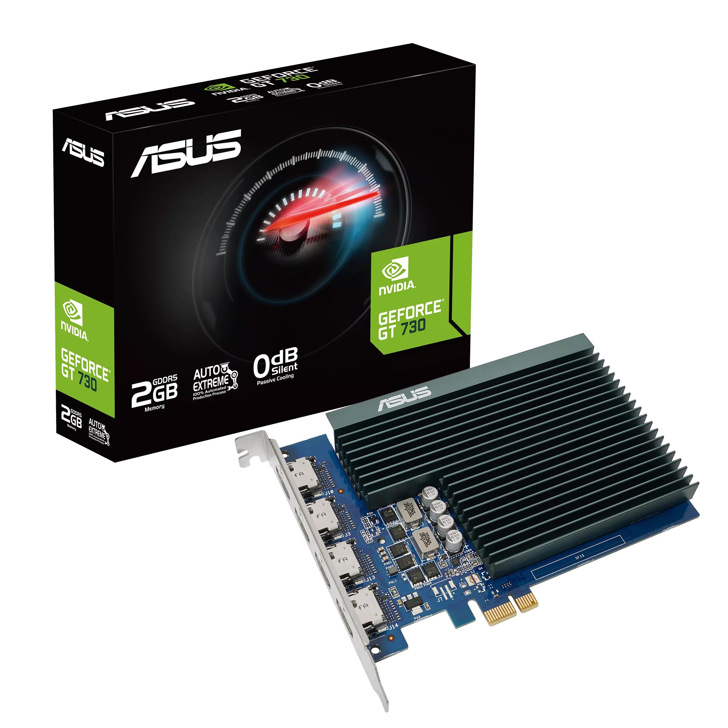 ASUS Видеокарта GeForce GT 730 2 ГБ (90YV0H20-M0NA00)