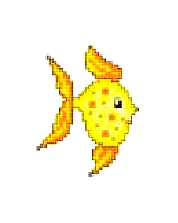 Рыбки 10 часов. Вышивка крестом Золотая рыбка. Золотая рыбка картинка для детей.