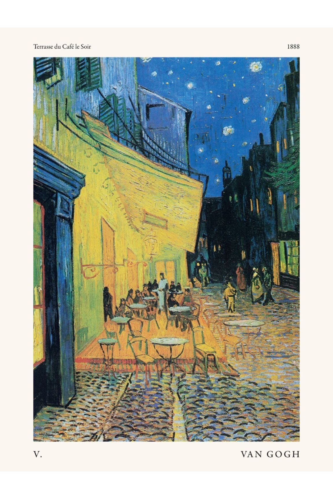 Картина Ван Гога Терраса Кафе Ночью фото 13