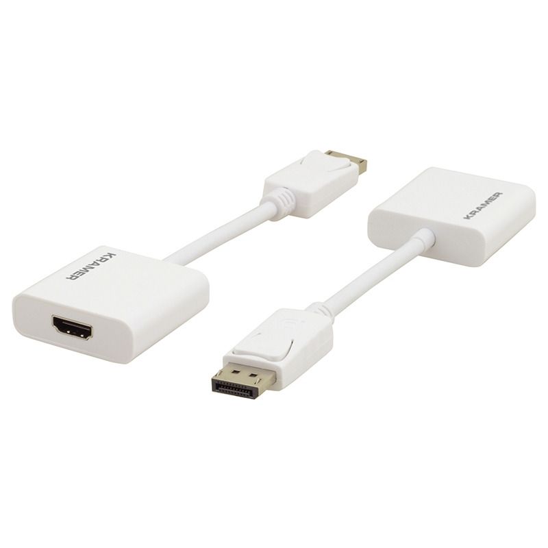 KRAMERВидеокабельDisplayPort/HDMI,1м,белый,серебристый