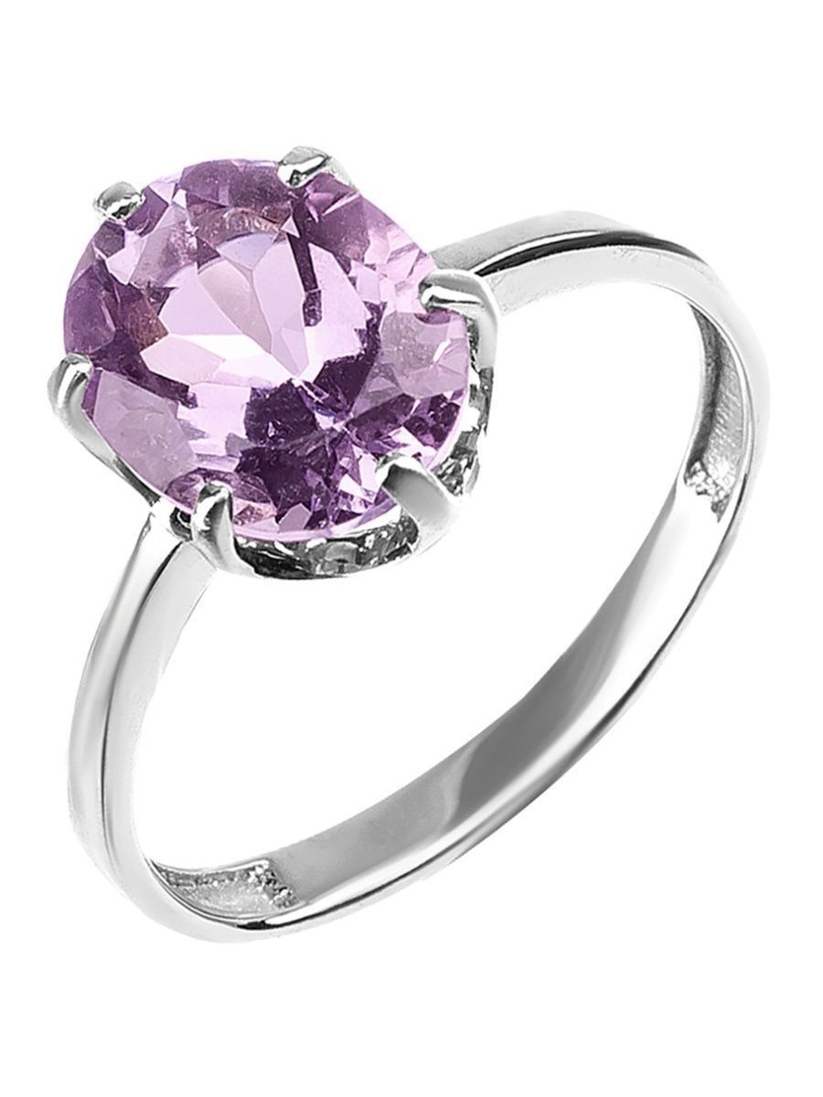 Кольцо с фиолетовым камнем