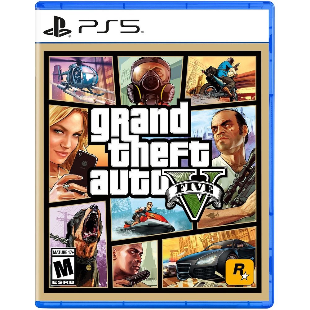 Игра Sony Grand Theft Auto V (PlayStation 5, Русские субтитры) купить по  низкой цене с доставкой в интернет-магазине OZON (785849498)