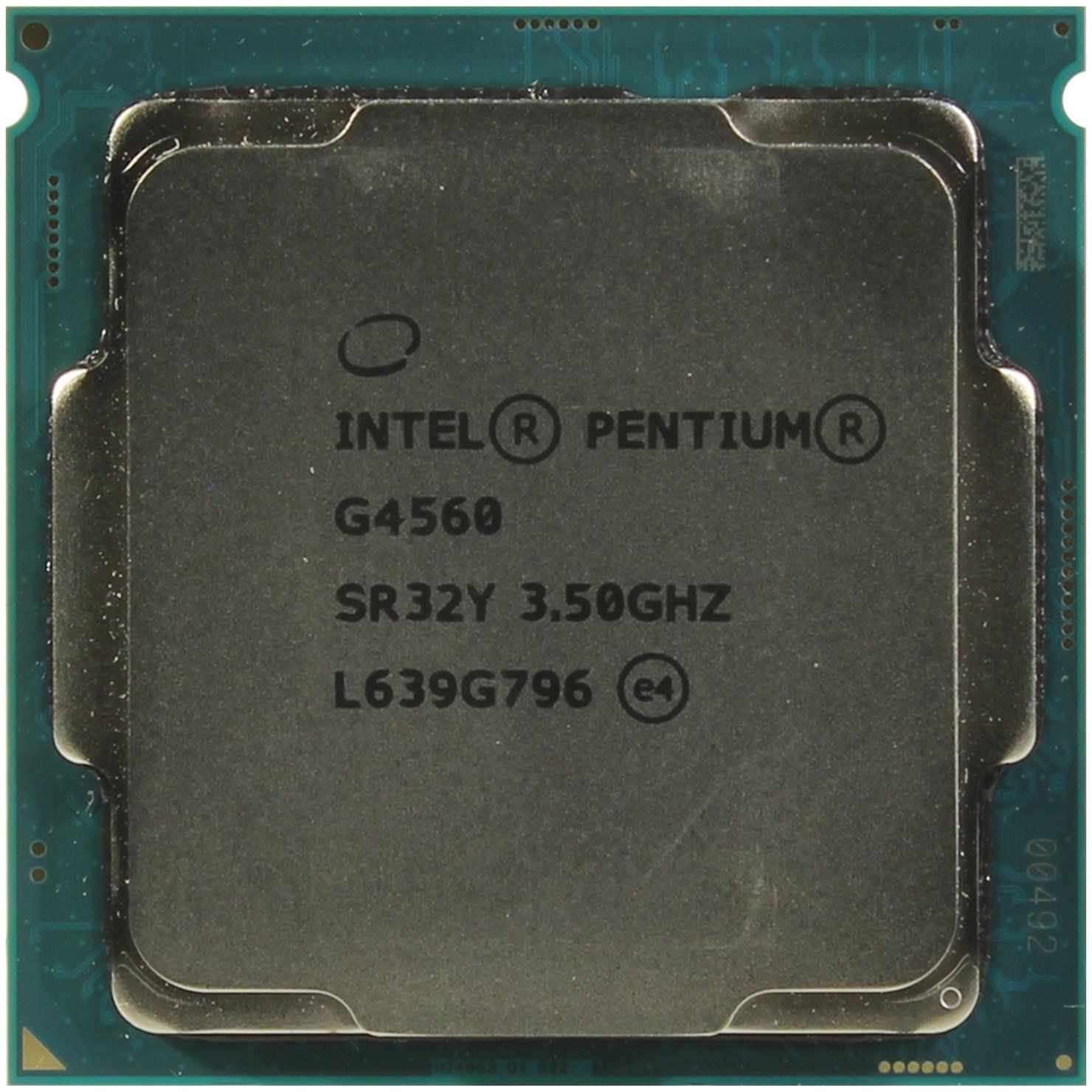 Процессор Intel Pentium G4560 сокет 1151, 3,5 ГГц, 54 Вт, 2 ядра, HD Graphics 610, OEM