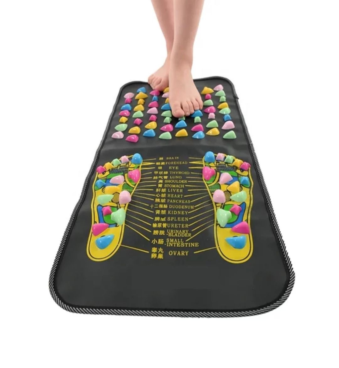 Рефлекторный массажный коврик foot massage mat (35*120 см)