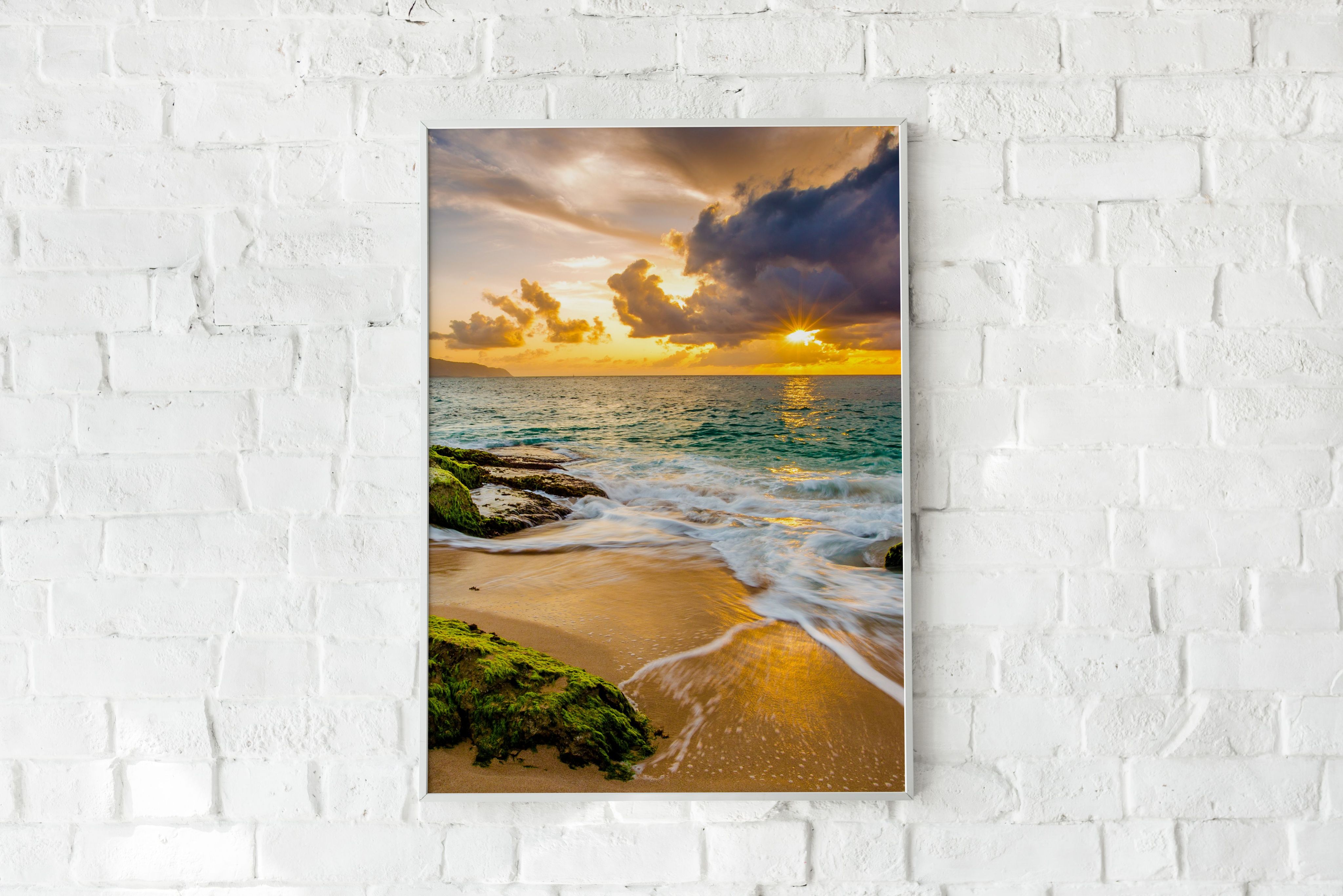 Постер море