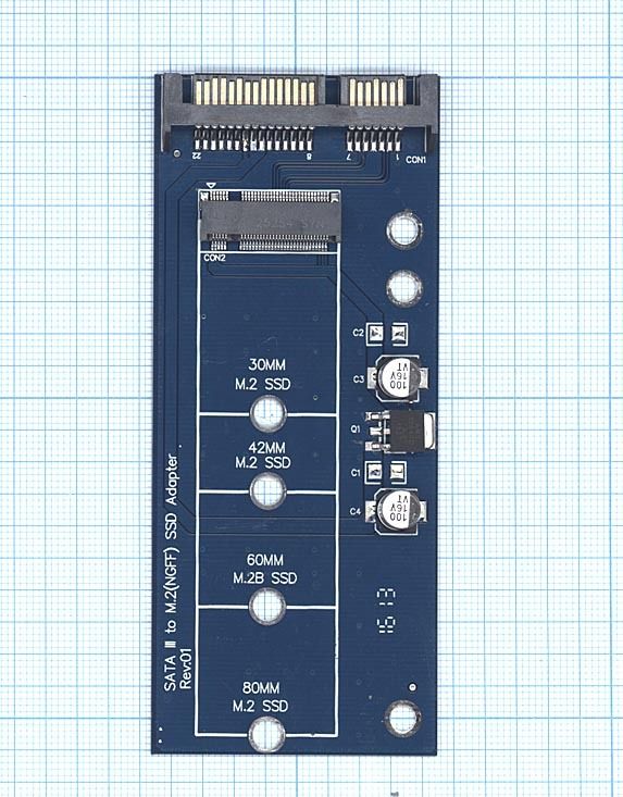 Переходник SATA на M.2 (NGFF) SSD