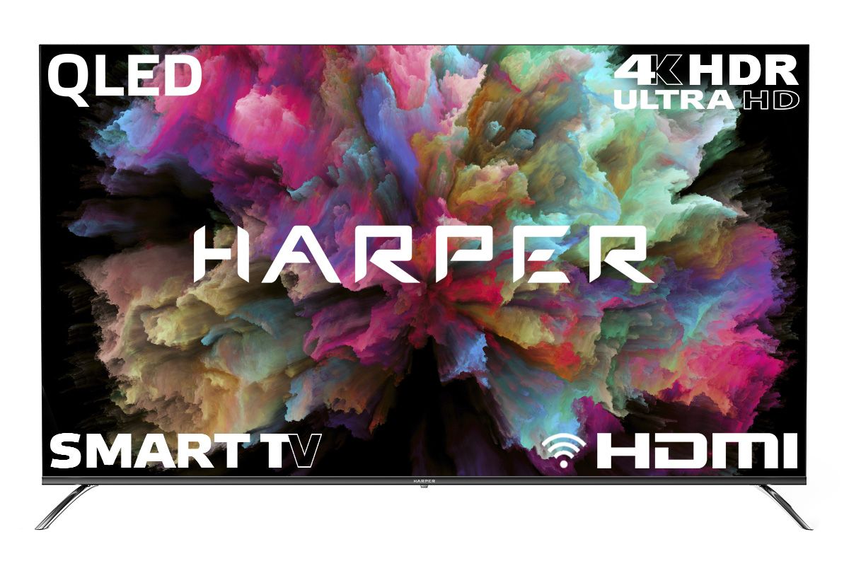 HarperТелевизор65Q850TS65"4KHDR,черный.Уцененныйтовар